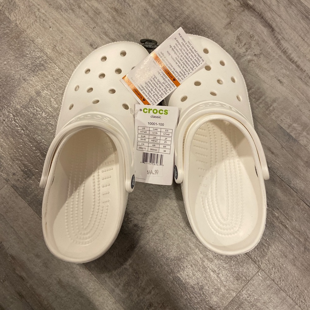 White Crocs